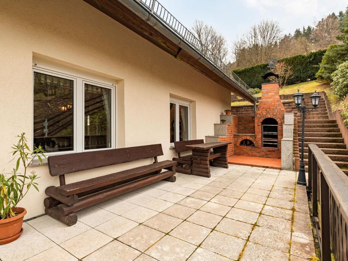 Majestic Holiday Home With Jacuzzi Unterschönau Dış mekan fotoğraf