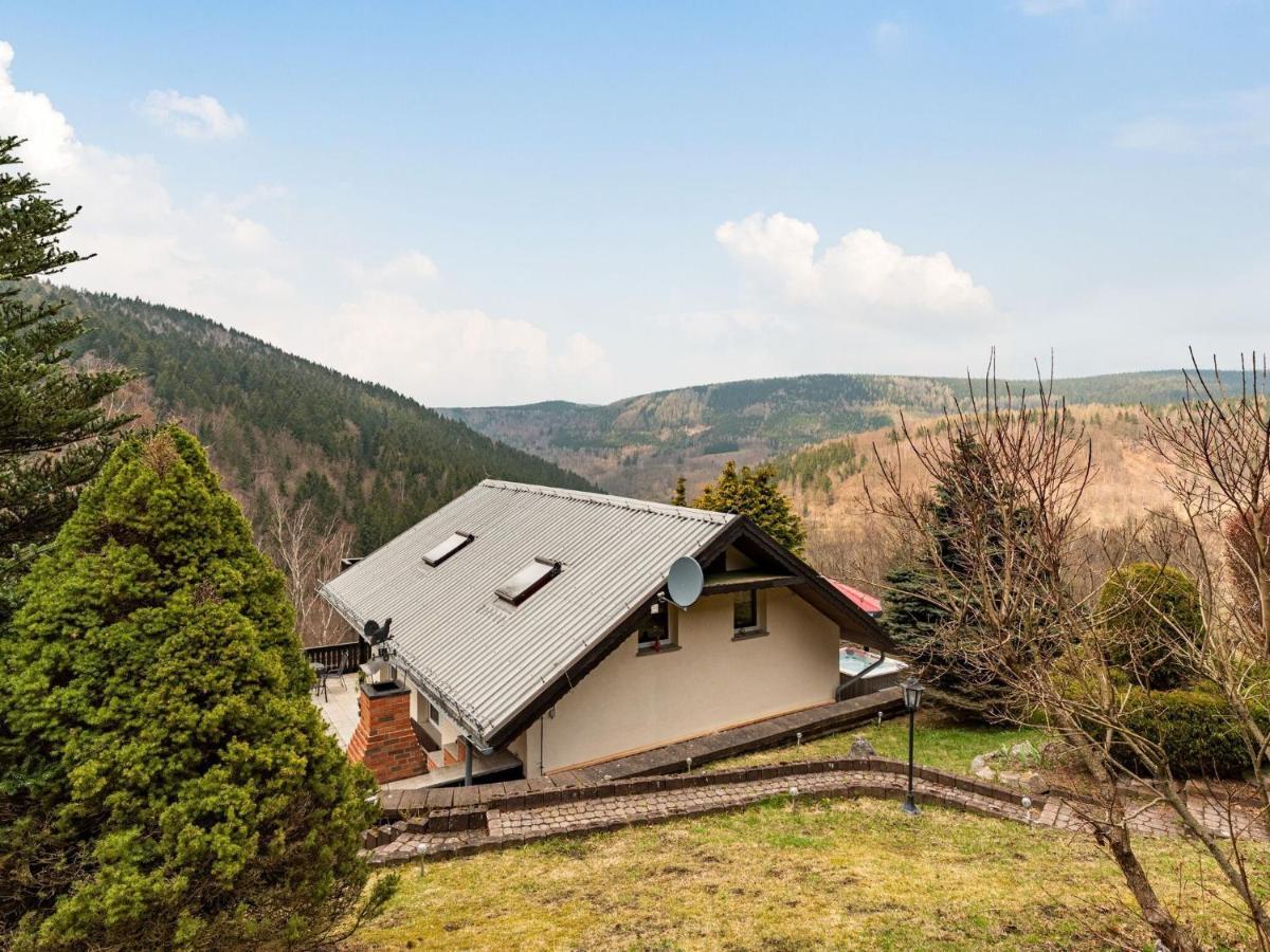 Majestic Holiday Home With Jacuzzi Unterschönau Dış mekan fotoğraf