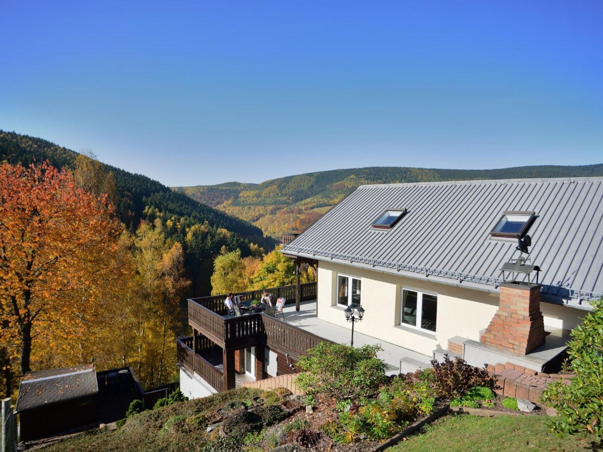 Majestic Holiday Home With Jacuzzi Unterschönau Dış mekan fotoğraf